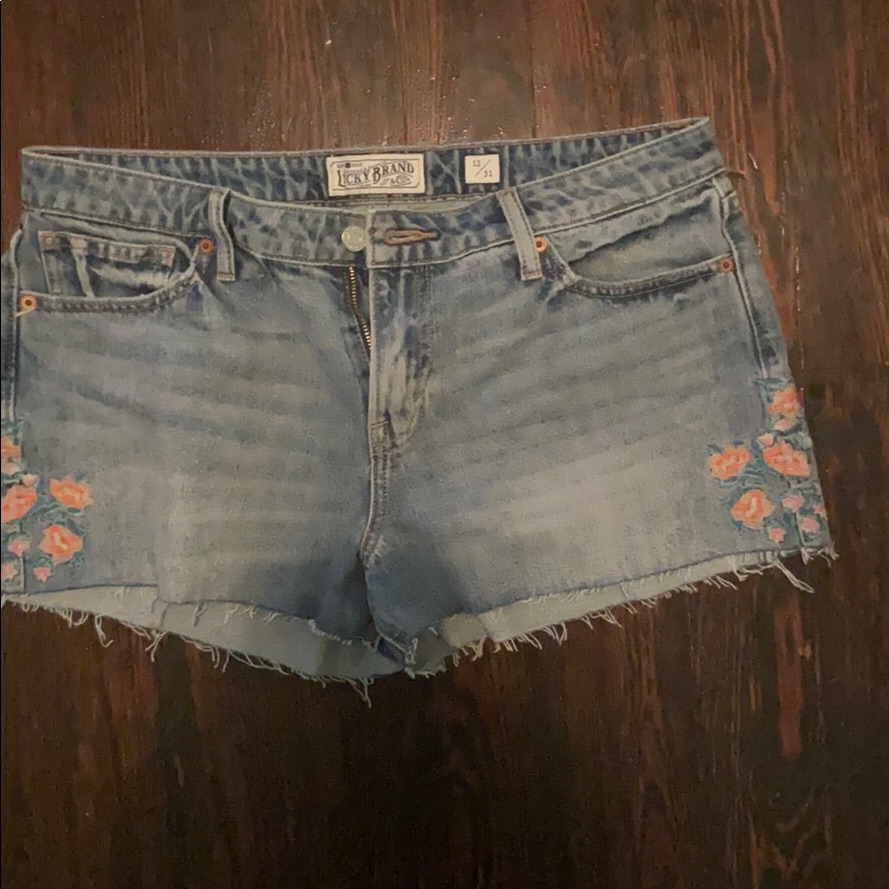 Lucky Brand Design Cut Off Shorts Size 12311